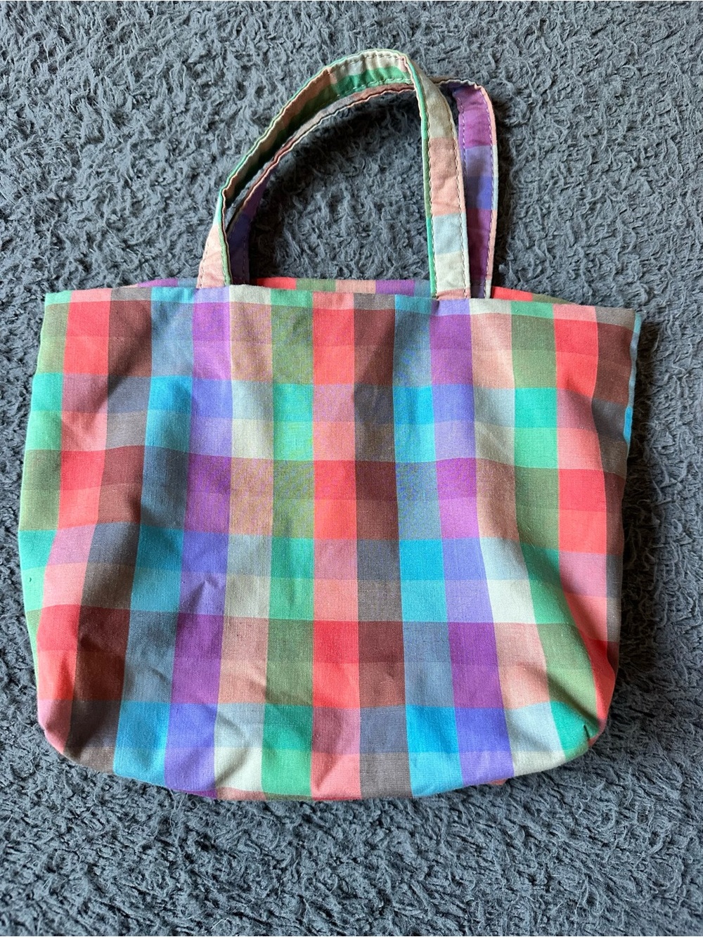 Urban Outfitters Plaid Small Handbag Purse Tote - Picture 4 of 8